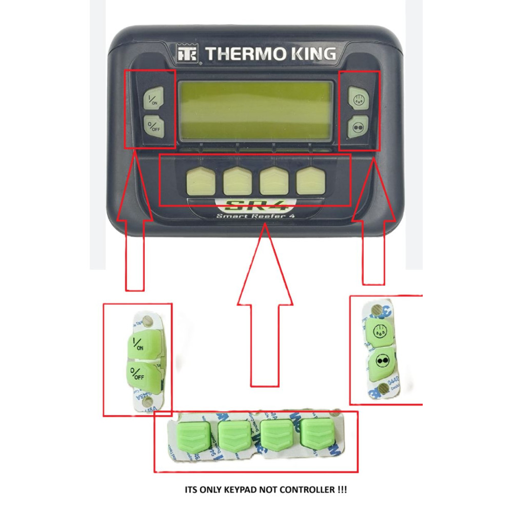 TRP 10 Set Keypad for Thermo King Smart Reefer 4 HMI | 45-2829
