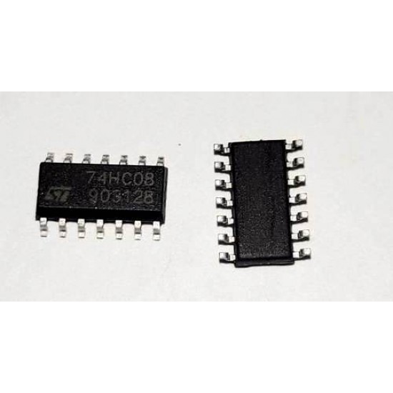 74HC08 SOIC-14 SMD Inverter and Gate IC 1 SET 10 PCS